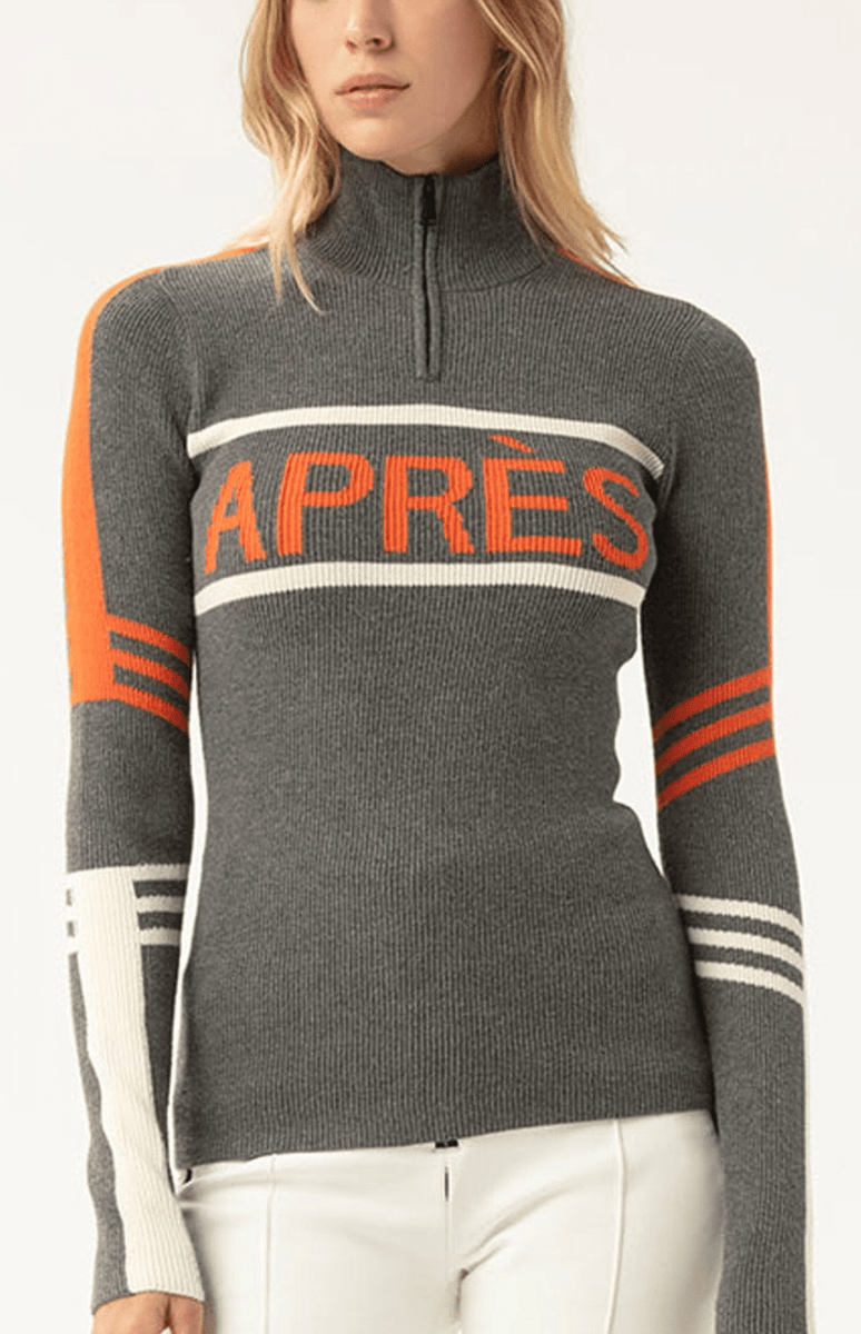 Kate Ski Sweater, Heather Grey - Preloved | Alp N Rock