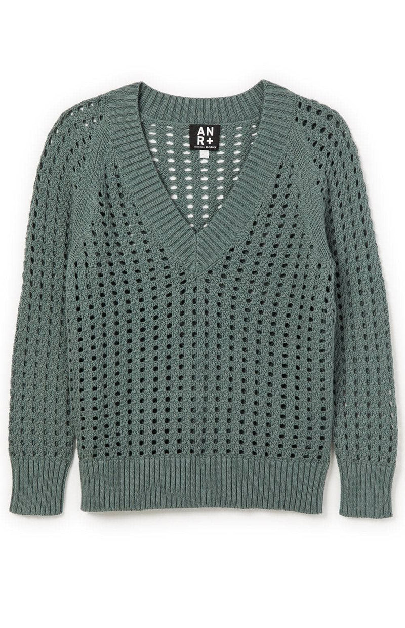 Alp N Rock Womens Sweater Kinna Cable Knit Sweater | Eucalyptus