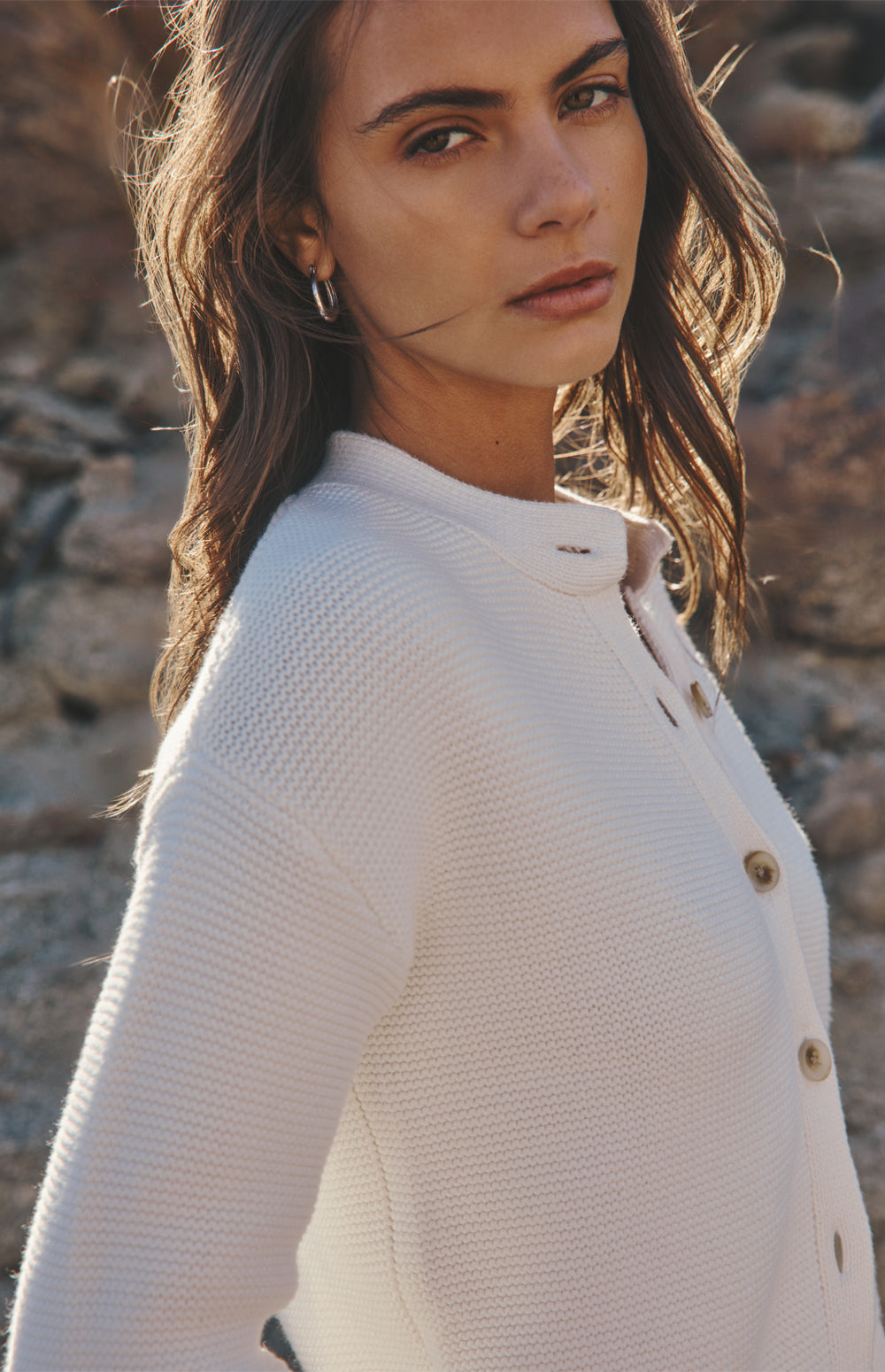 Lexi Sweater Cardigan, Off White | Alp N Rock Alp N Rock Womens Sweater Lexi Sweater Cardigan | Off White