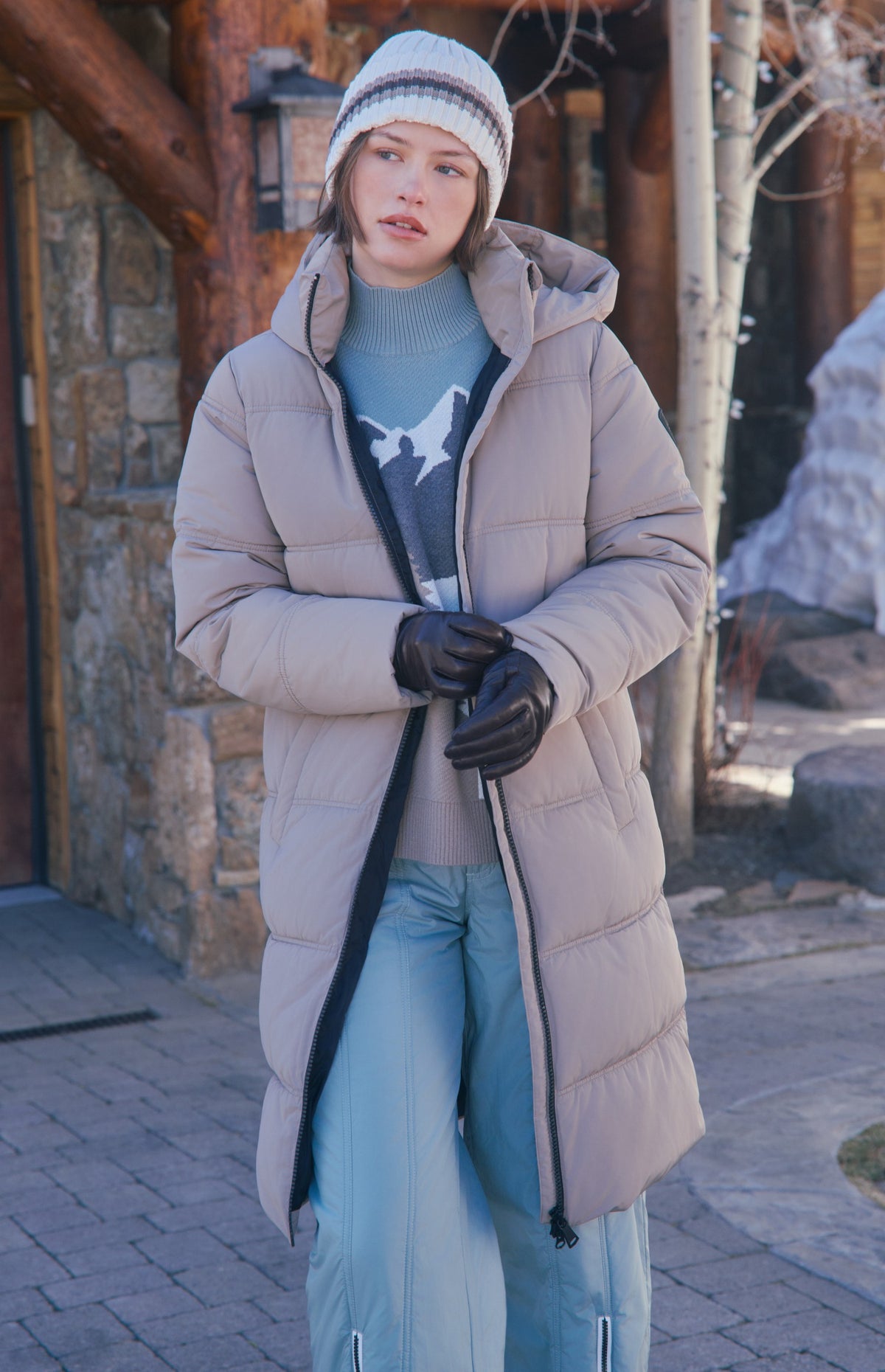 Portia Mock Neck Sweater, Silver Blue | Alp N Rock Alp N Rock Womens Sweater Portia Mock Neck Sweater | Silver Blue