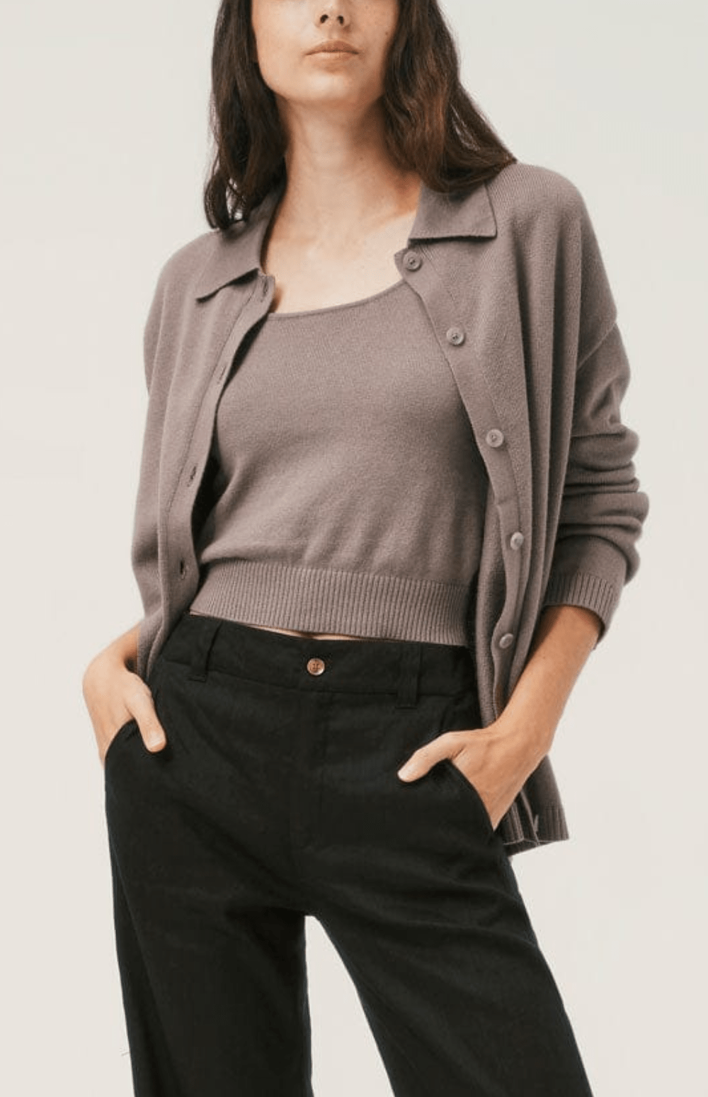 Sean Cardigan Sweater, Pebble | Alp N Rock Alp N Rock Womens Sweater Sean Cardigan Sweater | Pebble - Preloved