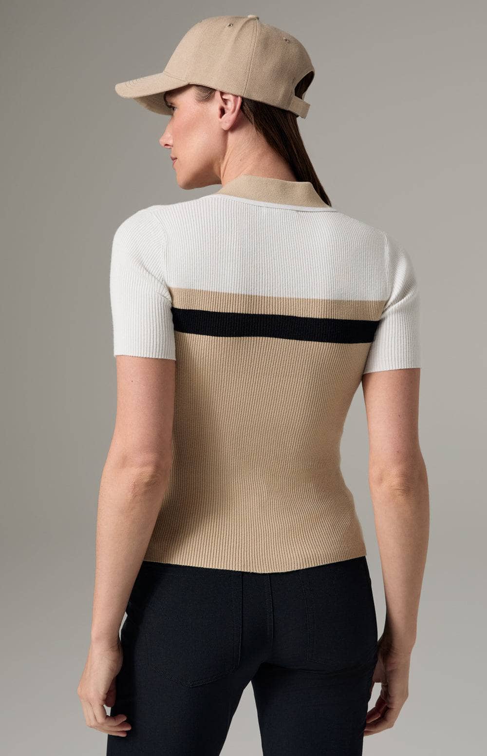 Zoey Rib Polo | Wheat