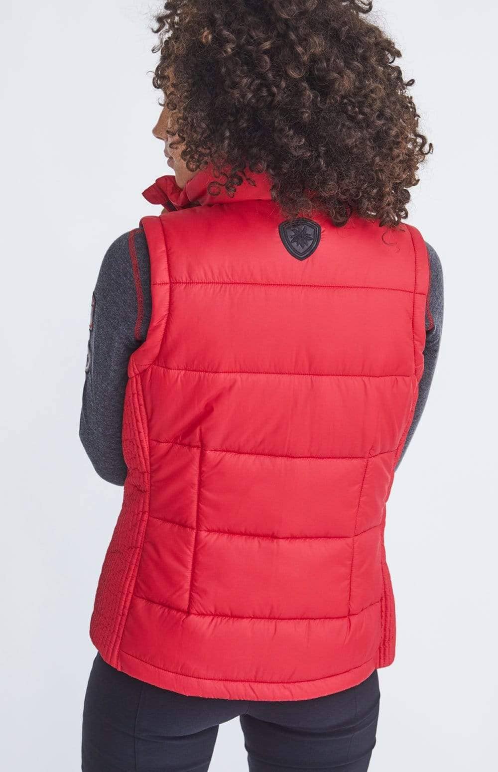 Marin Vest by Alp N Rock, Women's Red Puffer Vest