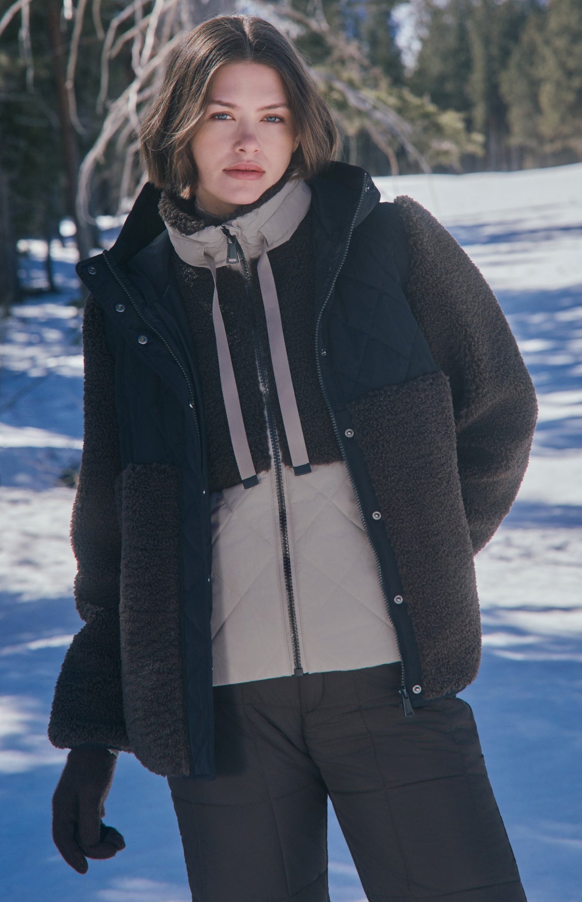 Sage Zip Vest, Coffee/Fossil | Alp N Rock Alp N Rock Womens Vest Sage Zip Vest | Coffee/Fossil