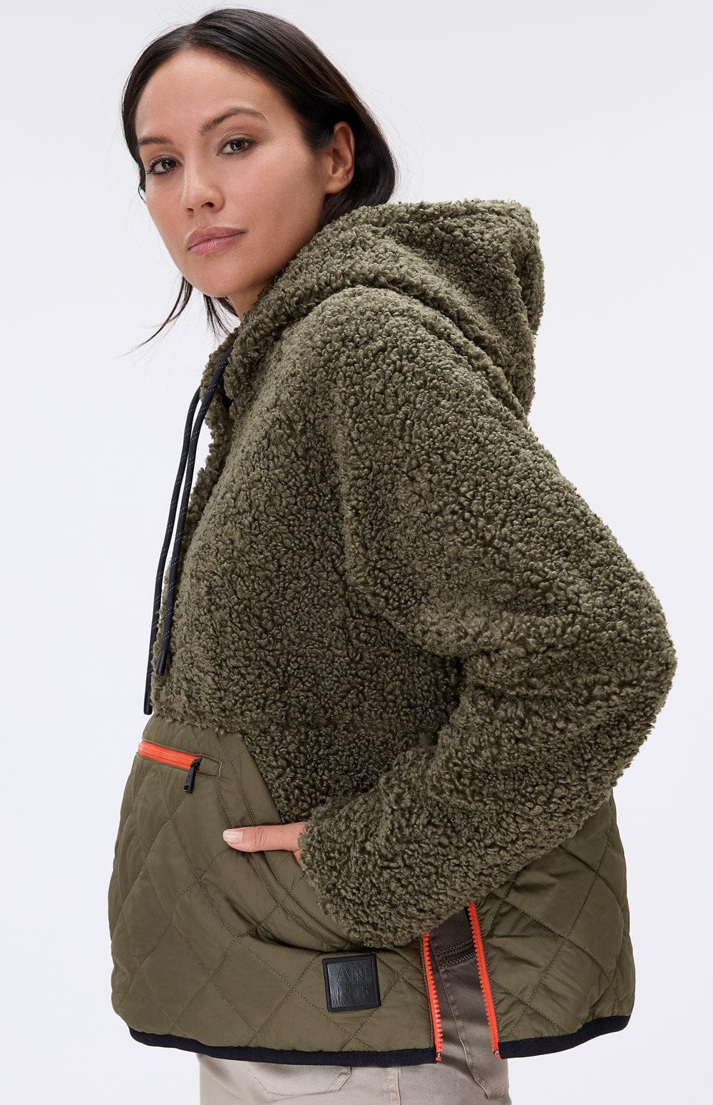 ANR Womens Jacket Alpine Pullover Jacket | Dark Moss