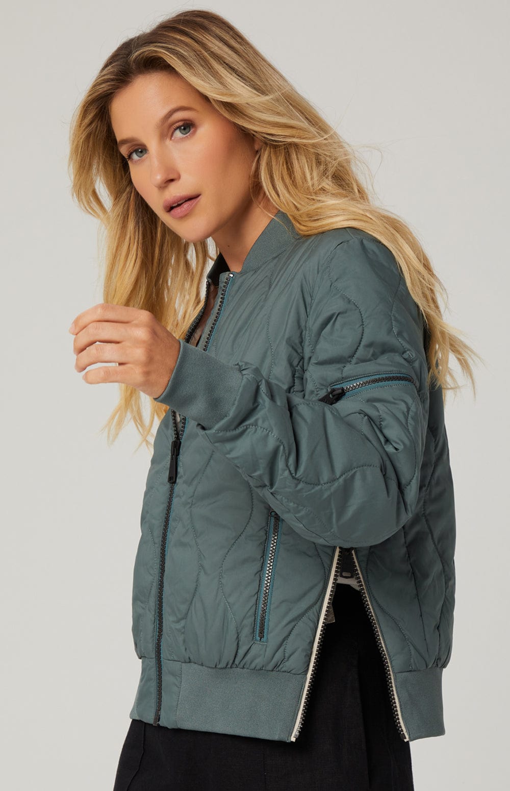 Metro II Bomber Jacket, Eucalyptus | Alp N Rock