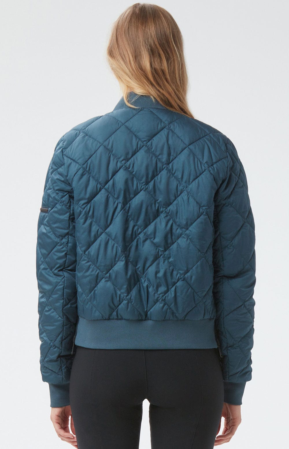 ANR Womens Jacket Metro II Bomber Jacket | Teal Blue