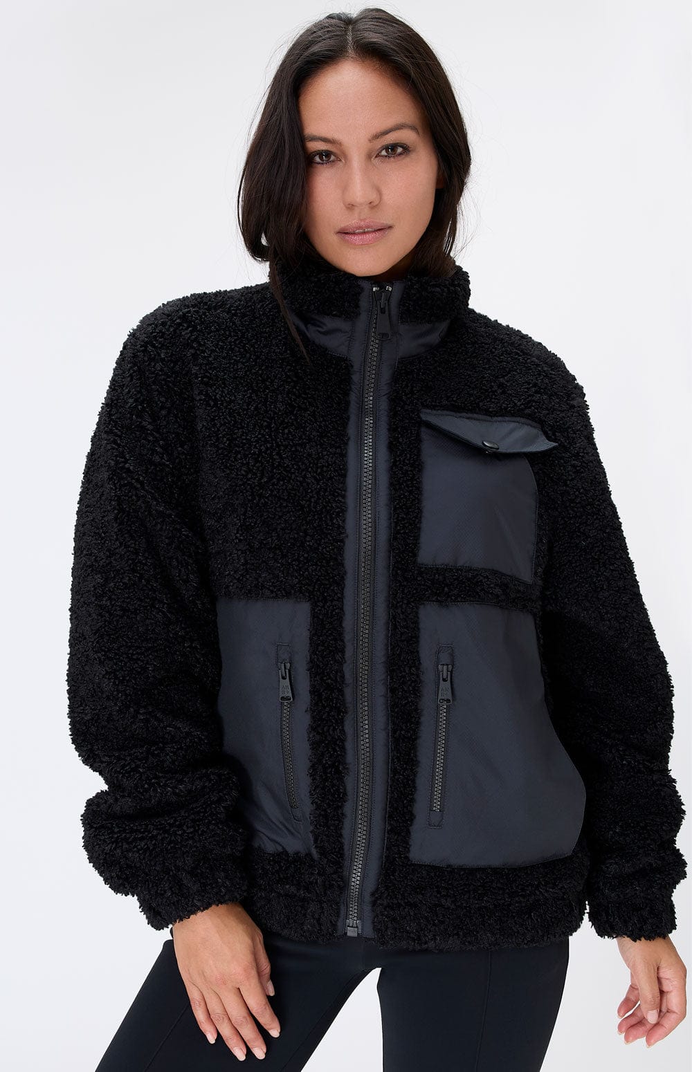 ANR Womens Jacket Noelle II Shearling Jacket | Black