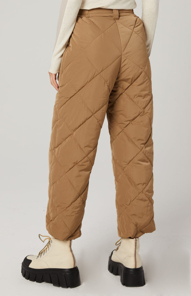 ANR Womens Pant Mika Quilted Pant | Dark Khaki