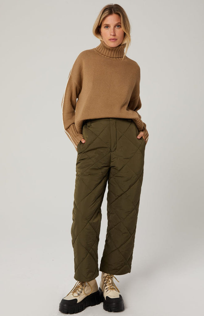 Mika Quilted Pant  Dark Moss – Alp N Rock
