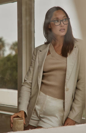 Kenna Top Silver