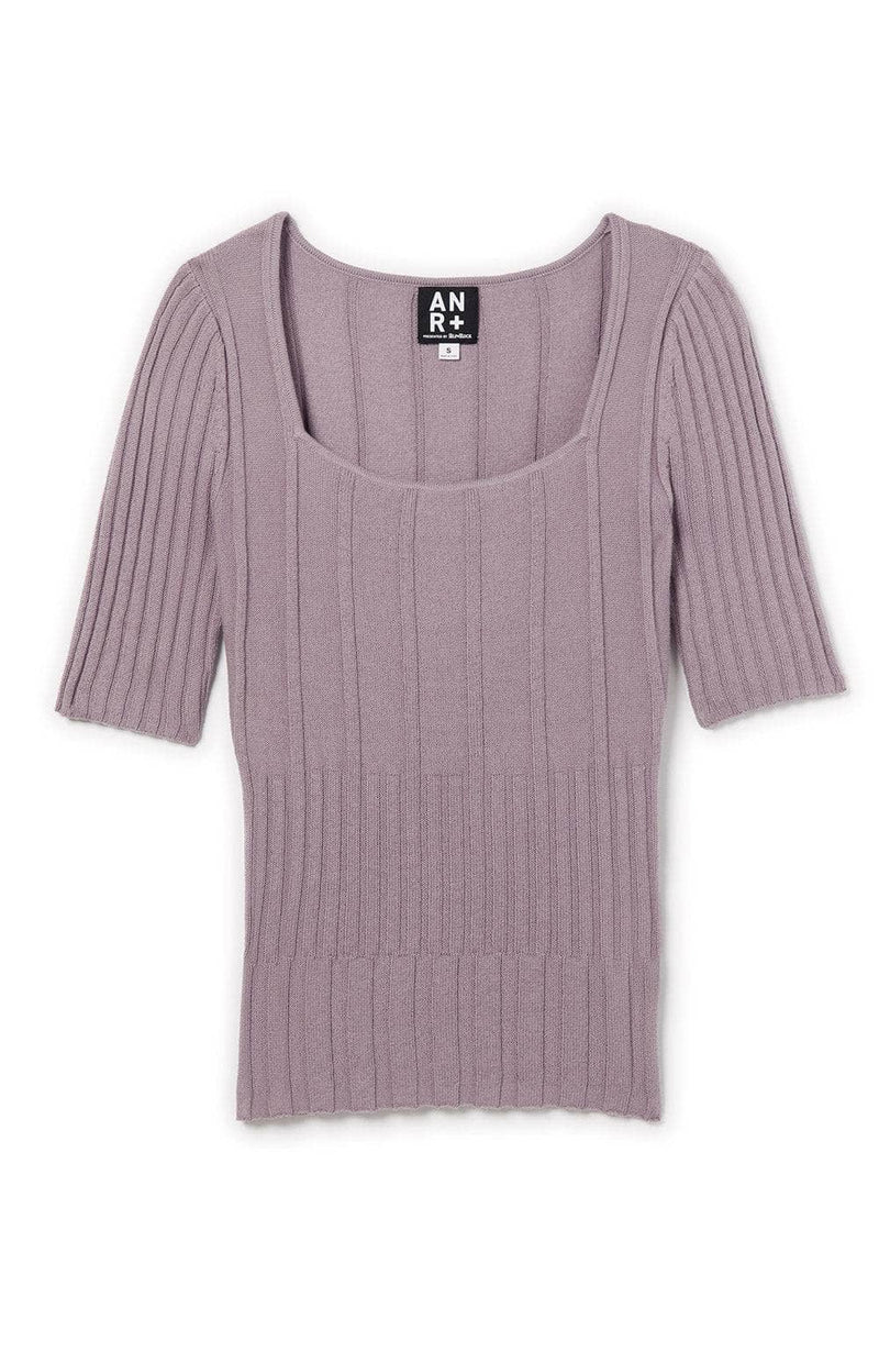 ANR Womens Sweater Jenna Squareneck Sweater | Wisteria
