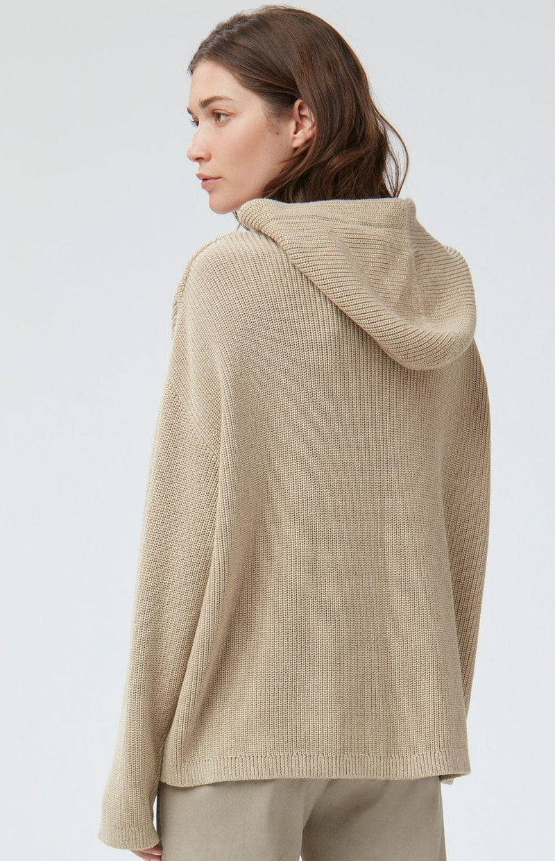 ANR Womens Sweater Zora Hoodie | Heather Oatmeal
