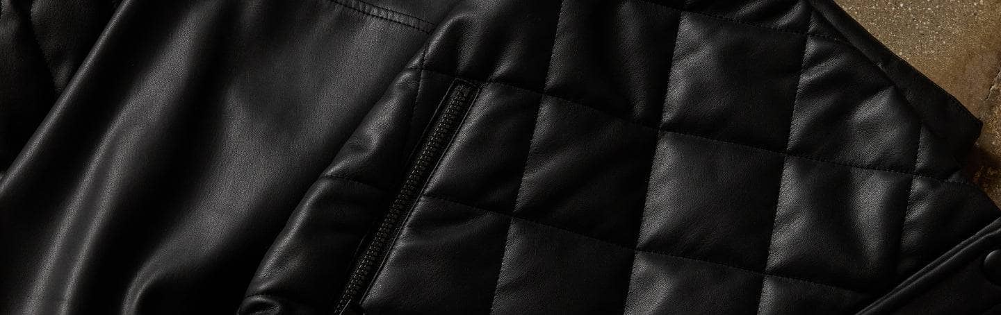 Close Up Shot of Alp N Rock's Cruelty Free Vegan Faux Leather in Black