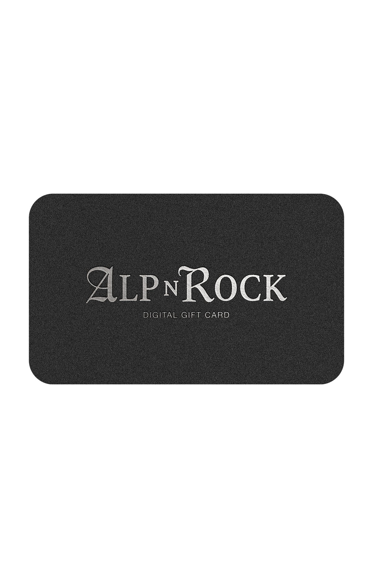 Digital Gift Card | Alp N Rock Giftnote Gift Card Digital Gift Card
