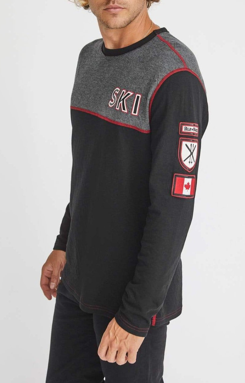 Alp-n-Rock Mens Crew Shirt Ski Canada Crew