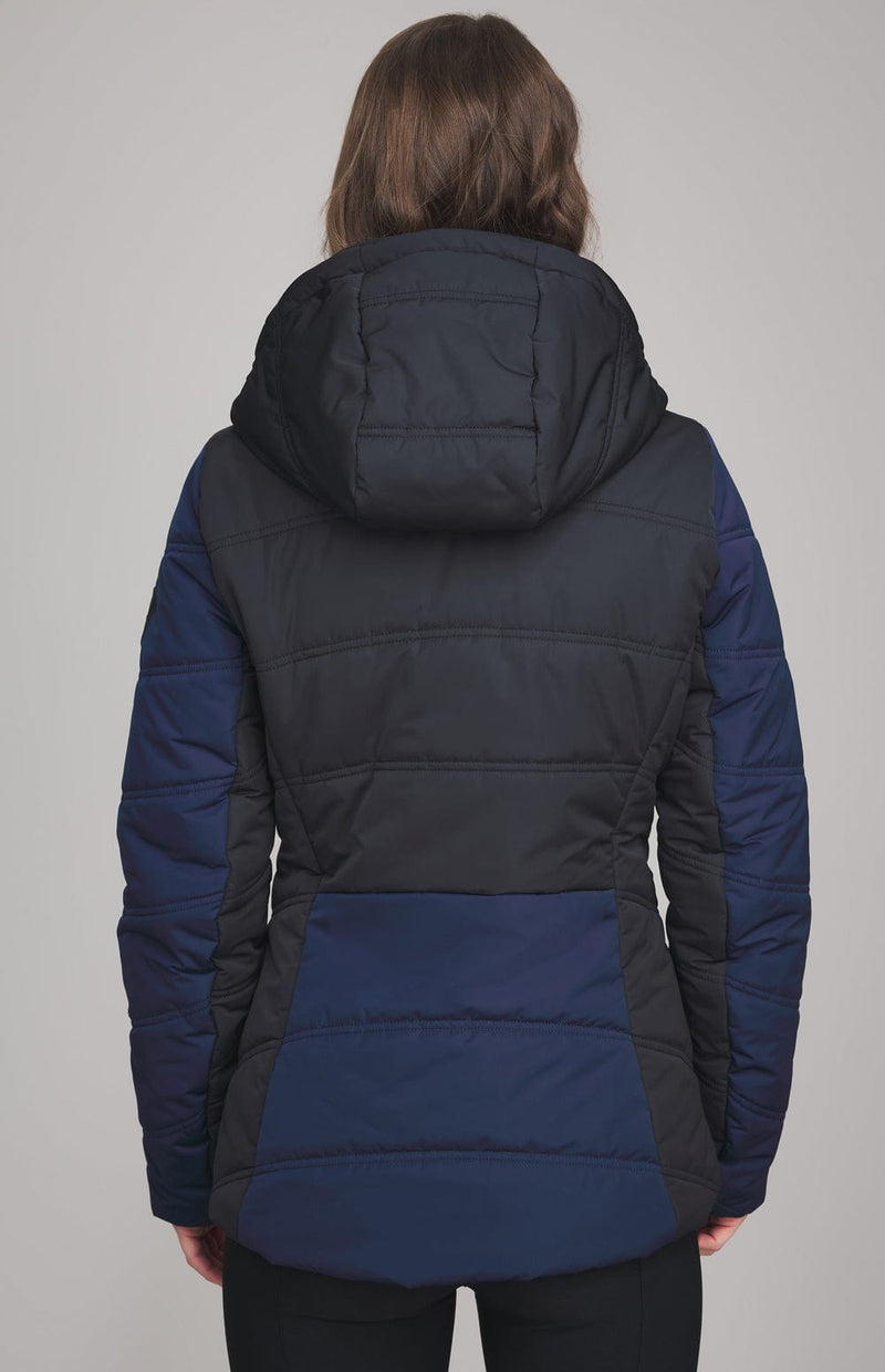 Alp N Rock - Blue fun Aprés ski jacket with faux fur hood - Jackets & Coats