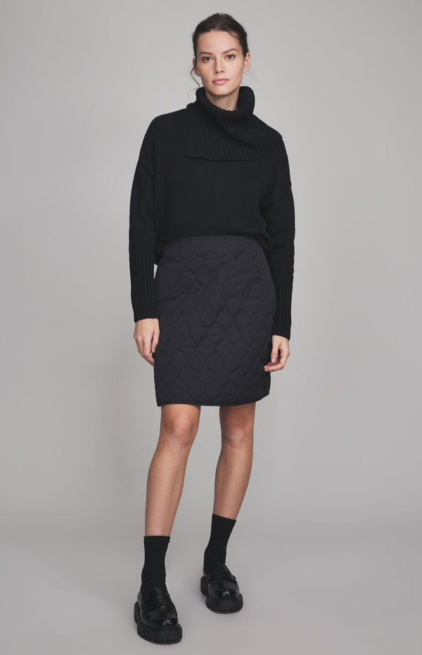 Alp N Rock Womens Skirt Kiko Quilted Skirt | Black