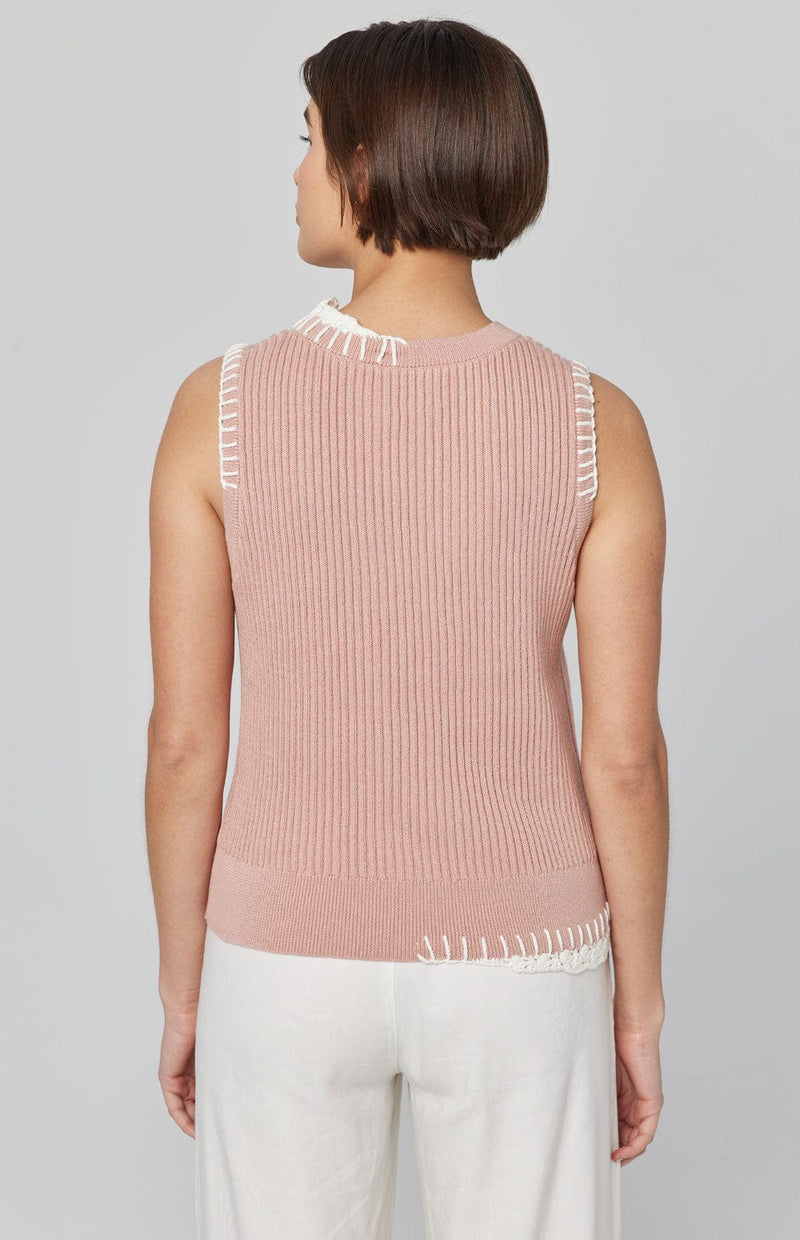 Alp-n-Rock Womens Sleeveless Shirt Taylor Knit Tank | Misty Rose
