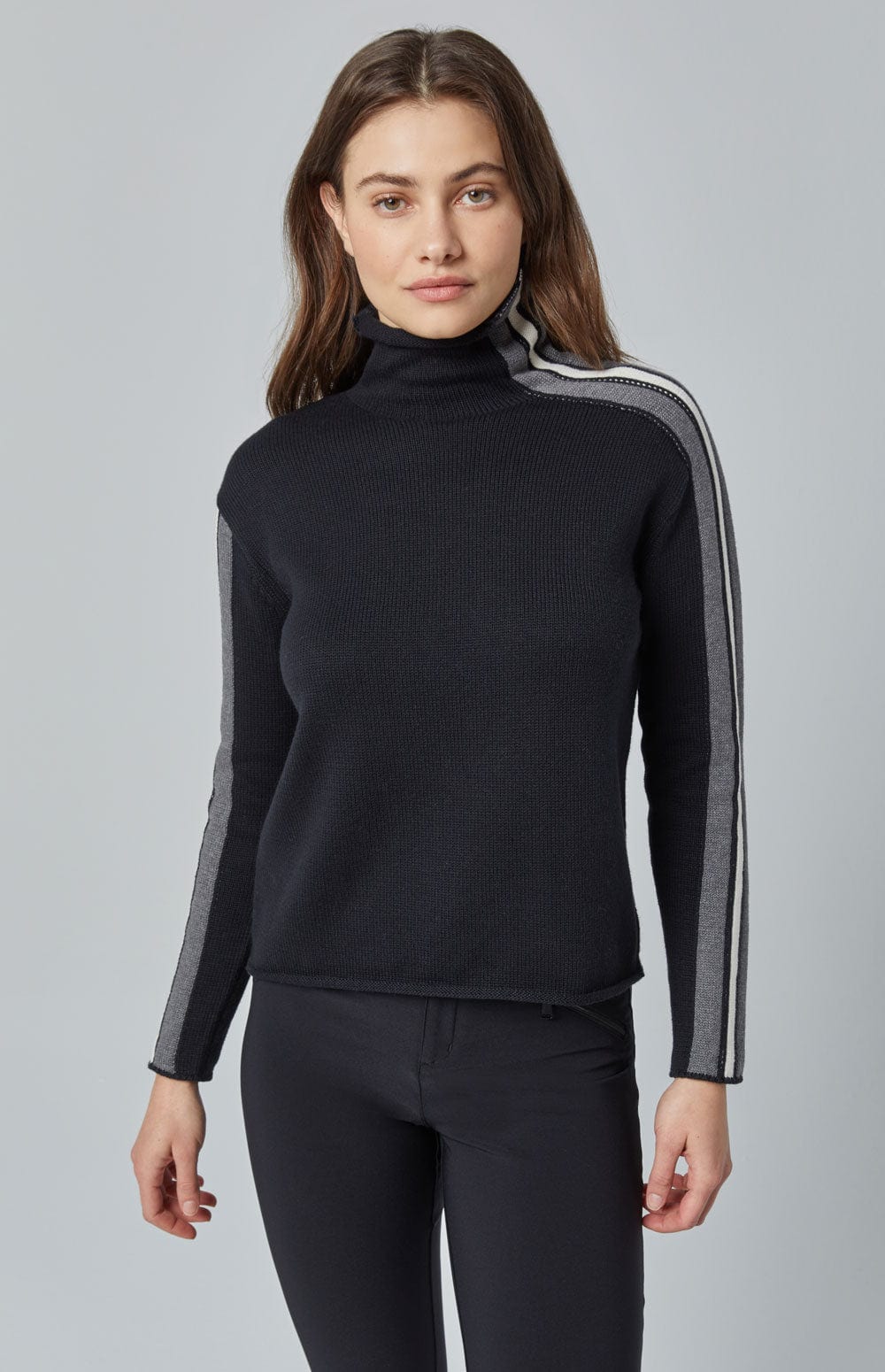 Alp N Rock Womens Sweater Ashlyn Mock Neck Sweater | Black