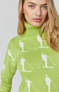 Alp N Rock Womens Sweater Dani Vintage Sweater | Citron