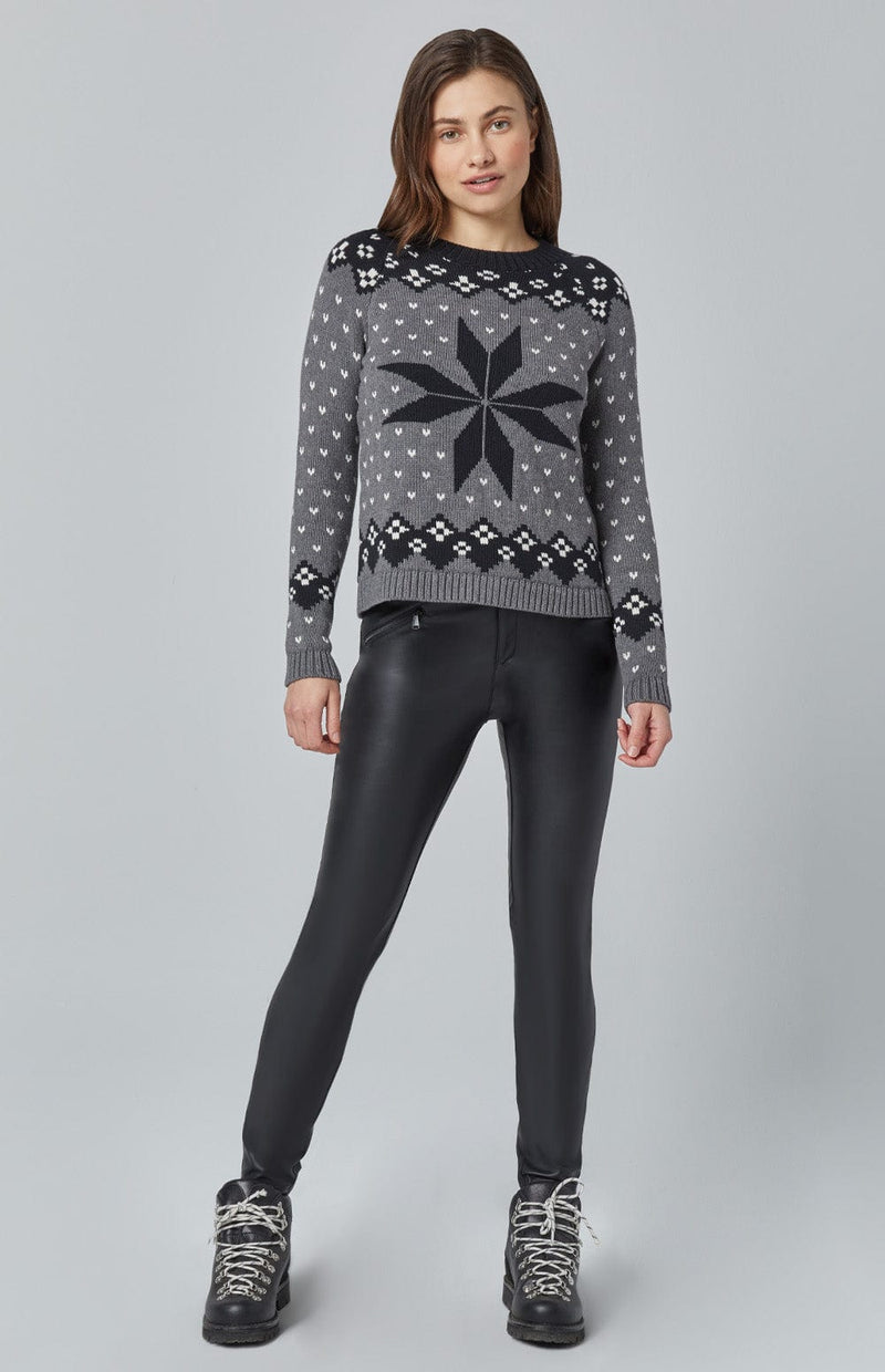 Alp N Rock Womens Sweater Greta Fair Isle Sweater | Heather Grey