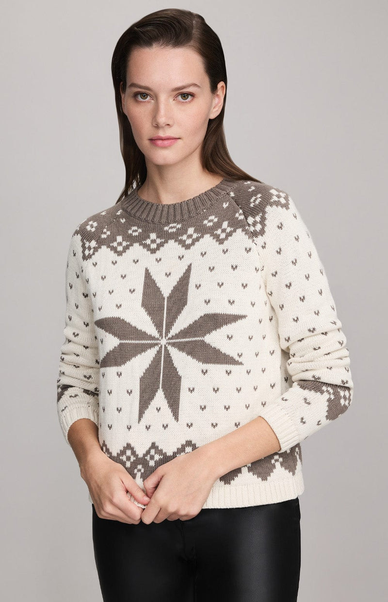 Alp N Rock Womens Sweater Greta Fair Isle Sweater | Ivory
