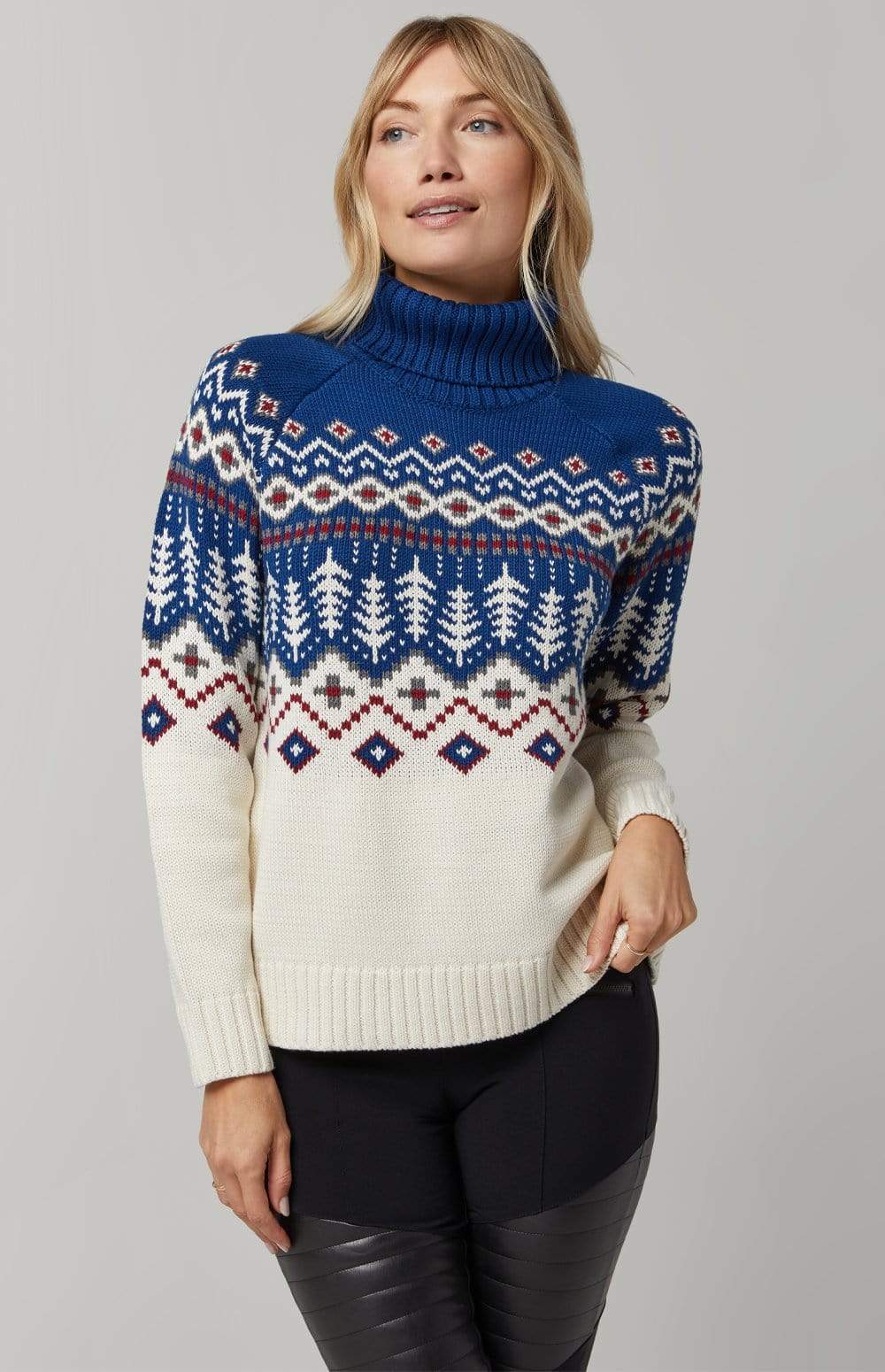 Alp-n-Rock Womens Sweater Logan Fair Isle Sweater