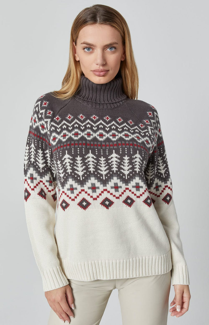 Alp N Rock Womens Sweater Logan Fair Isle Sweater | Shale