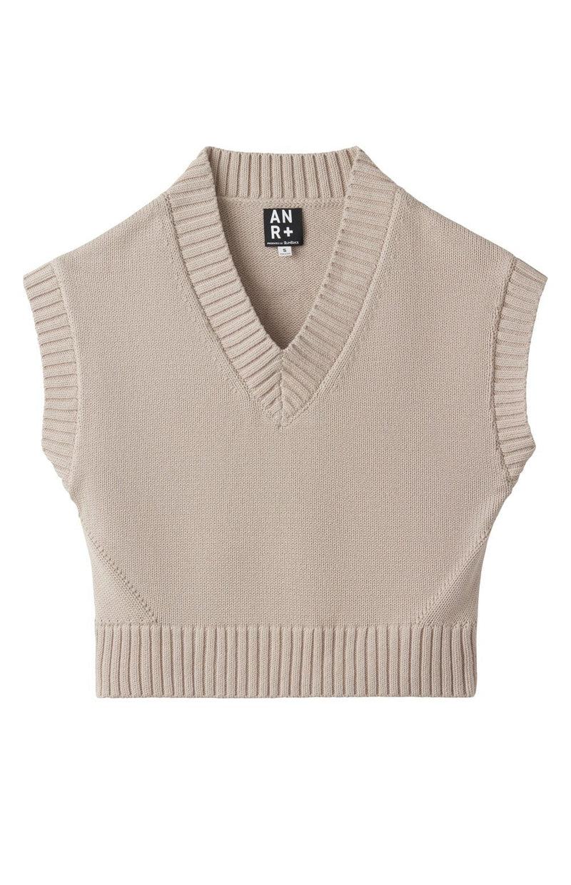 Soft, Lightweight Knit Vest, Women's V-Neck Sleeveless Sweater - Grey -  Wallis Evera
