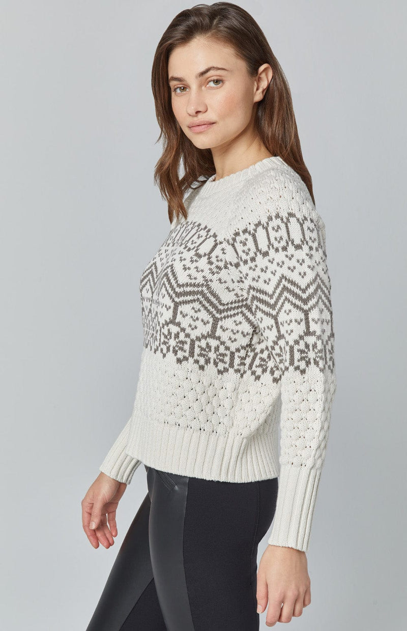 Alp N Rock Womens Sweater Selena Fair Isle Sweater | Ivory