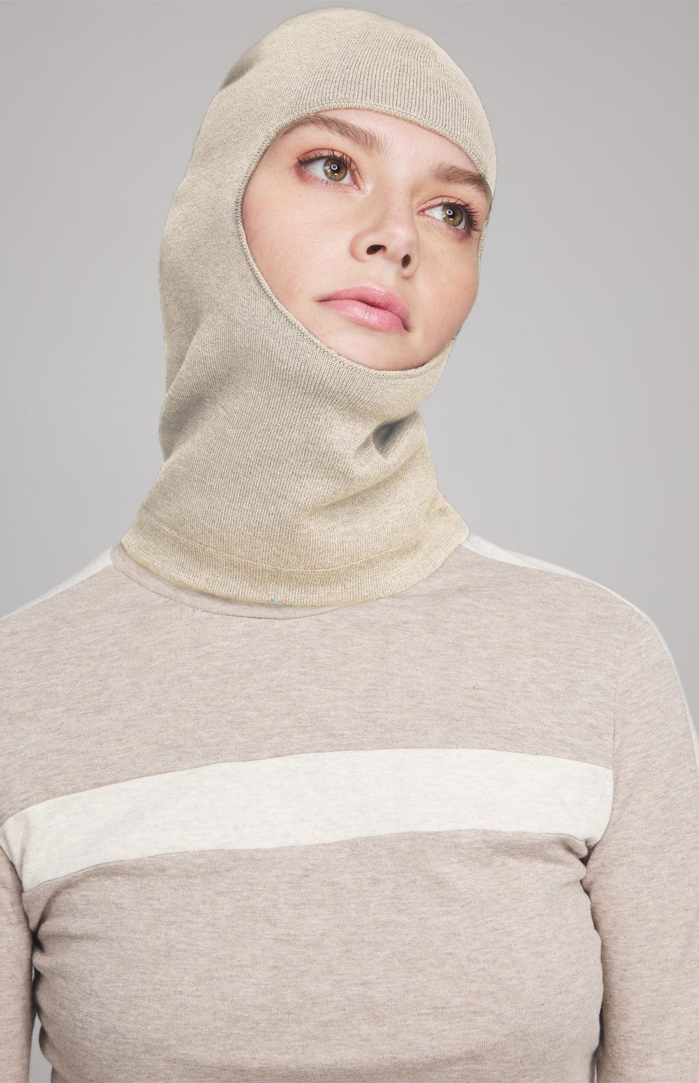 ANR Accessories Nadia Balaclava | Heather Oatmeal