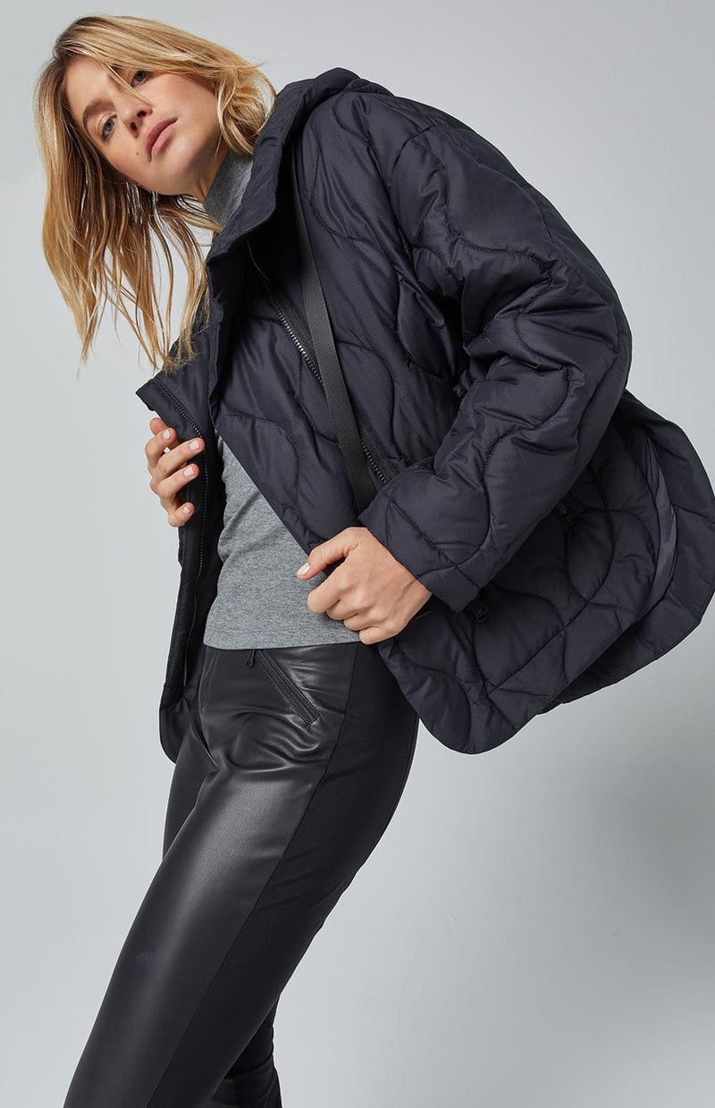 ANR Womens Jacket Nori Quilted Jacket | Black