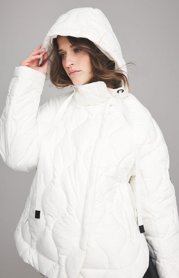 ANR Womens Jacket Nori Quilted Jacket | Off White