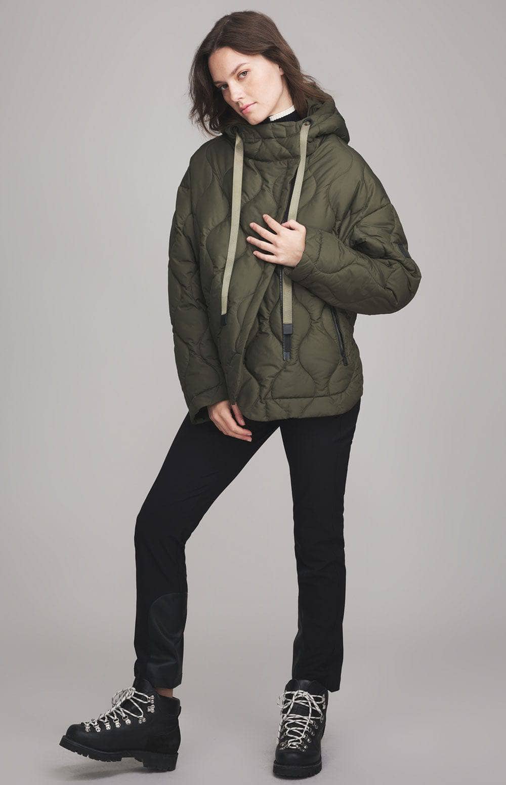 ANR Womens Jacket Nori Quilted Jacket | Olive
