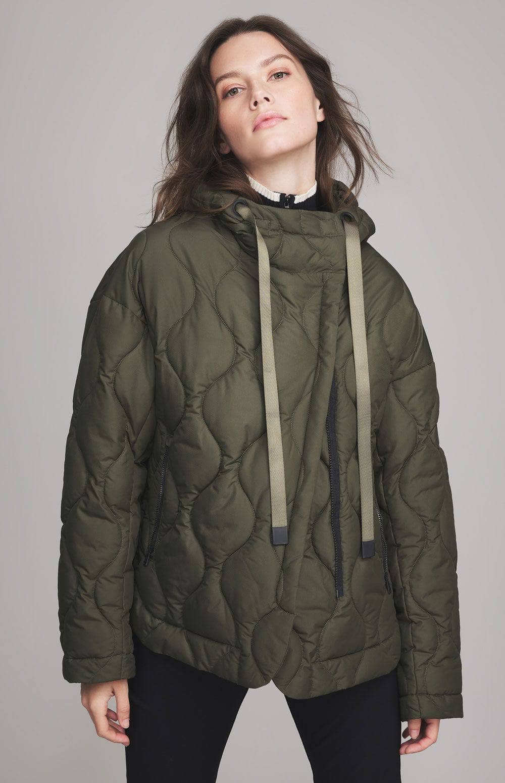 ANR Womens Jacket Nori Quilted Jacket | Olive