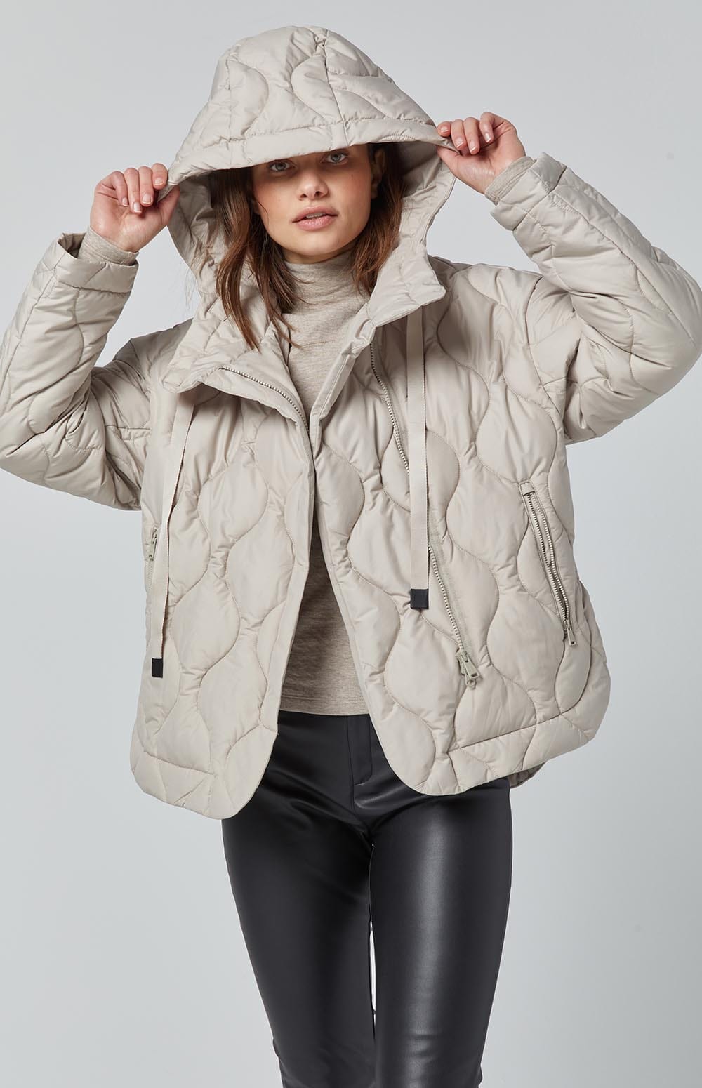 ANR Womens Jacket Nori Quilted Jacket | Tan