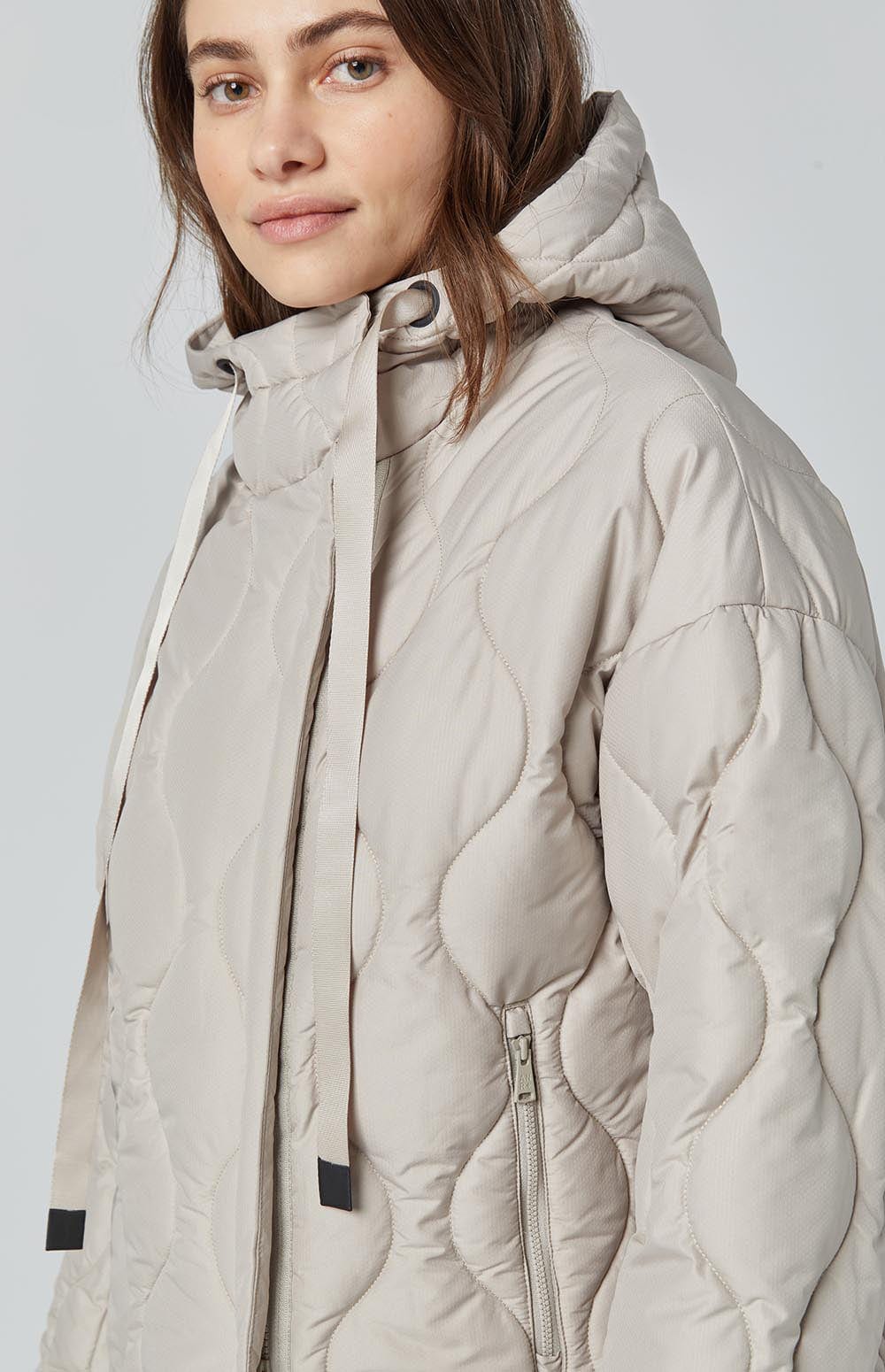 ANR Womens Jacket Nori Quilted Jacket | Tan