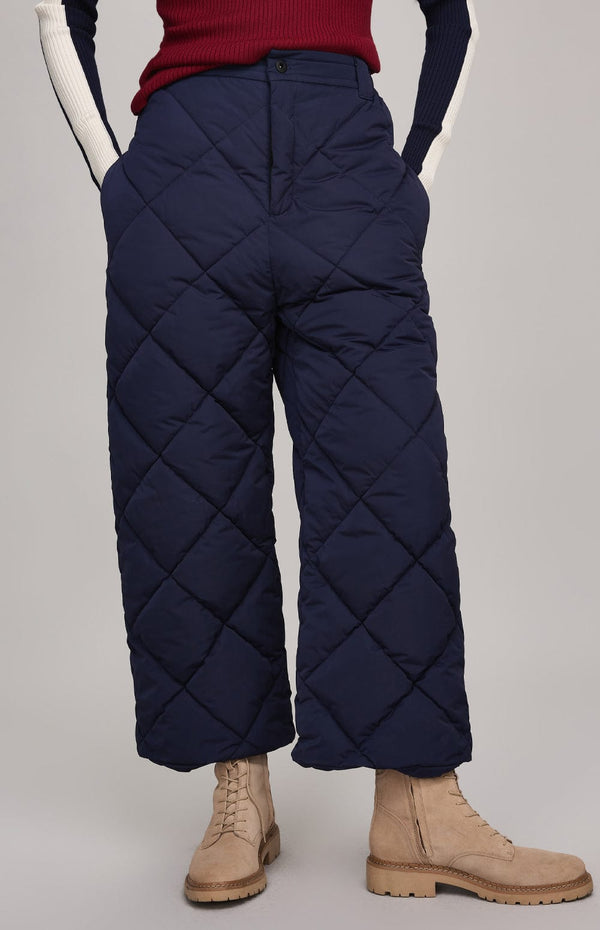 ANR Womens Pant Mika Quilted Pant | Navy