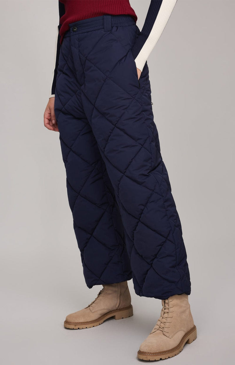 ANR Womens Pant Mika Quilted Pant | Navy