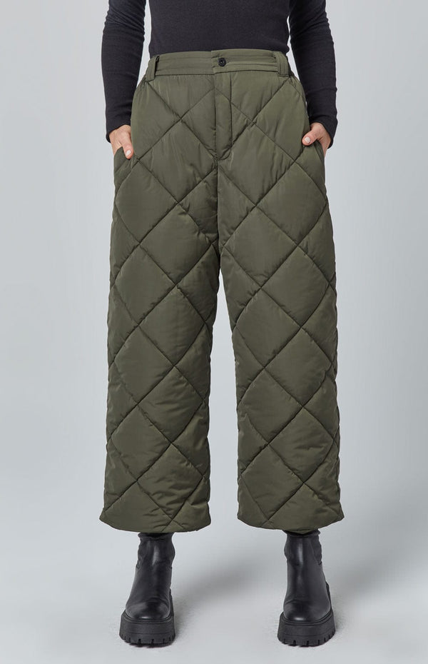 ANR Womens Pant Mika Quilted Pant | Olive