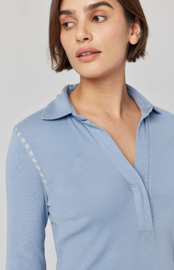 ANR Womens Shirt Florian Polo Shirt | Light Blue
