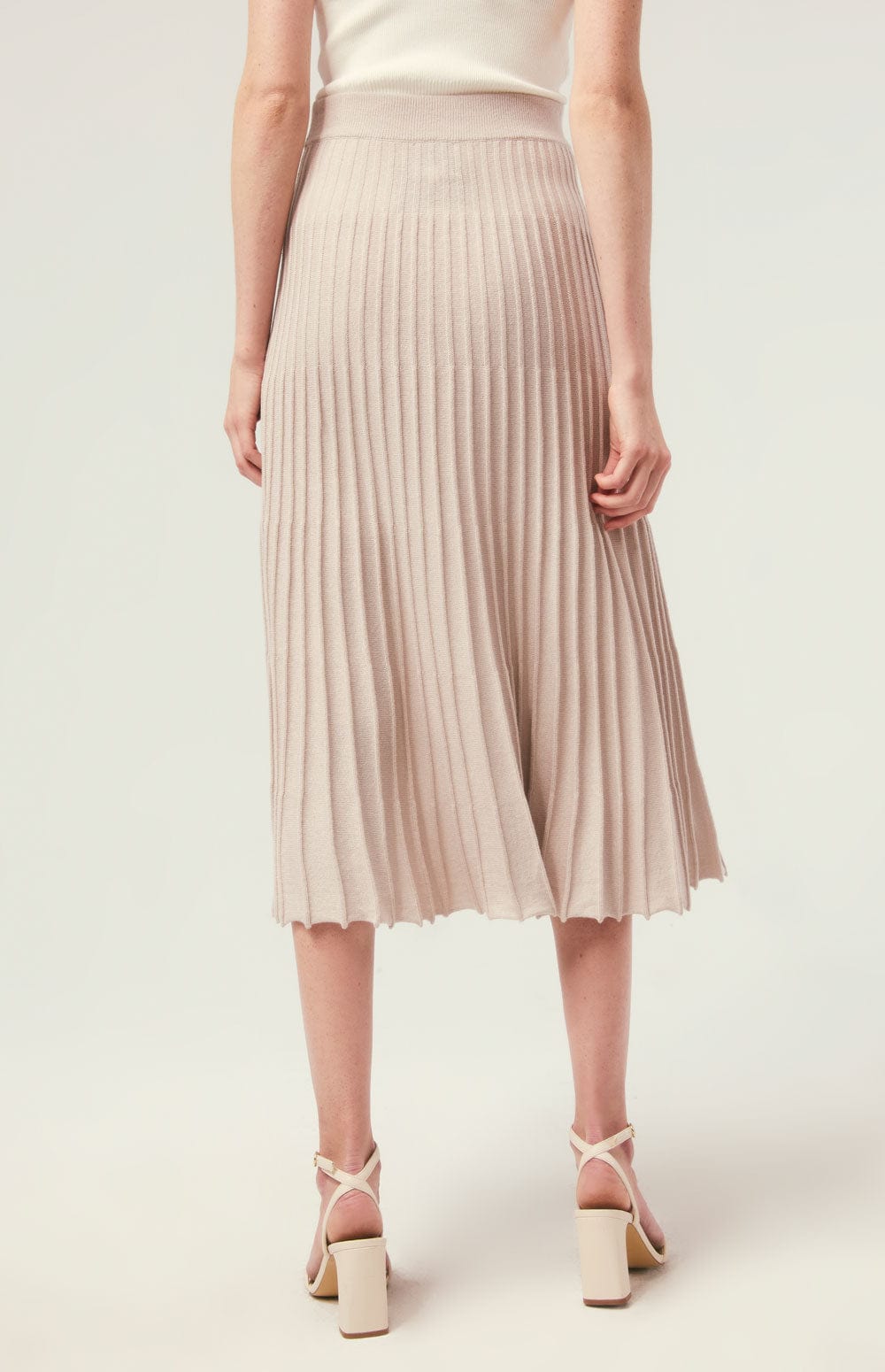 ANR Womens Skirt Kaia Midi Skirt | Silver Grey