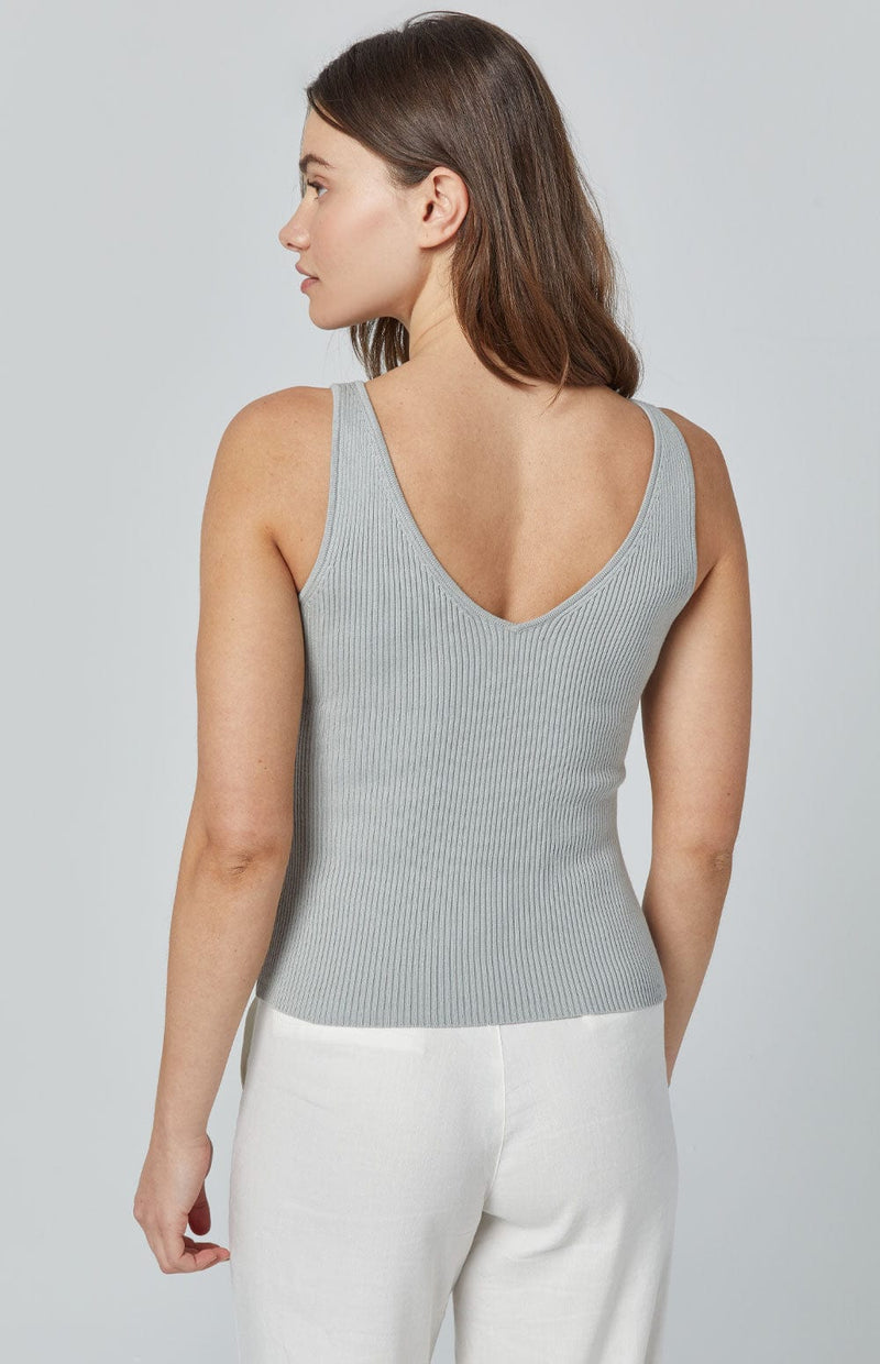 ANR Womens Sleeveless Shirt Maryam Tank | Italian Sage