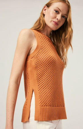 Vivi Ii Tank Top Sweater Papaya