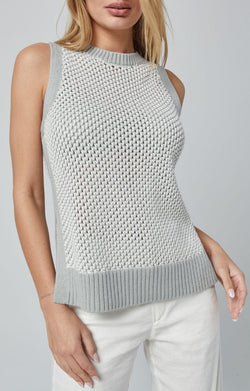 ANR Womens Sleeveless Shirt Vivi Knit Tank | Italian Sage