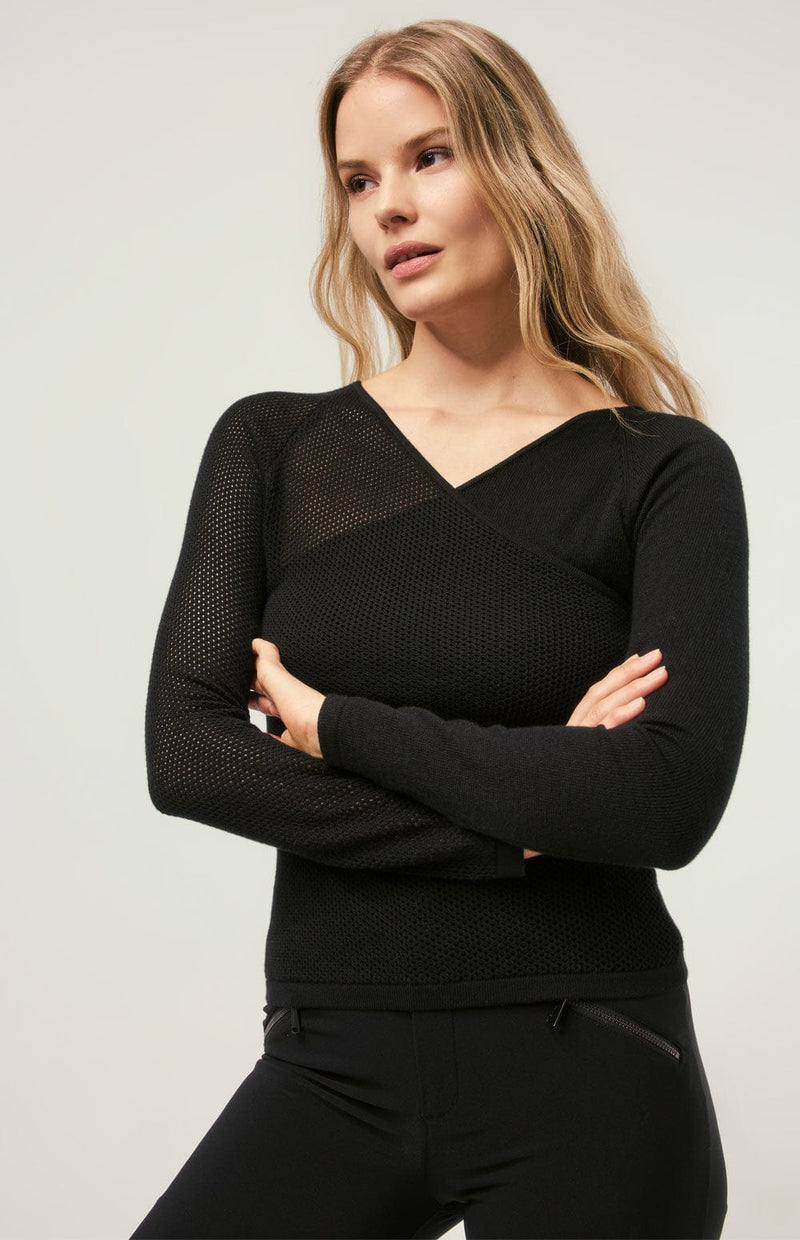 ANR Womens Sweater Colette Top | Black