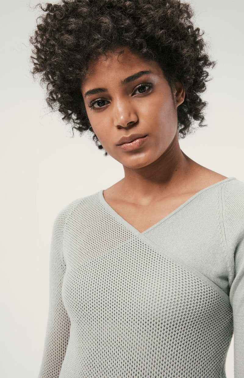 ANR Womens Sweater Colette Top | Italian Sage