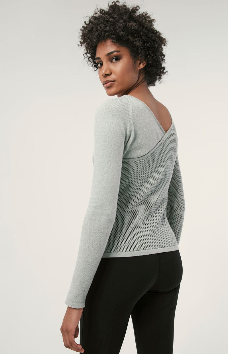 ANR Womens Sweater Colette Top | Italian Sage