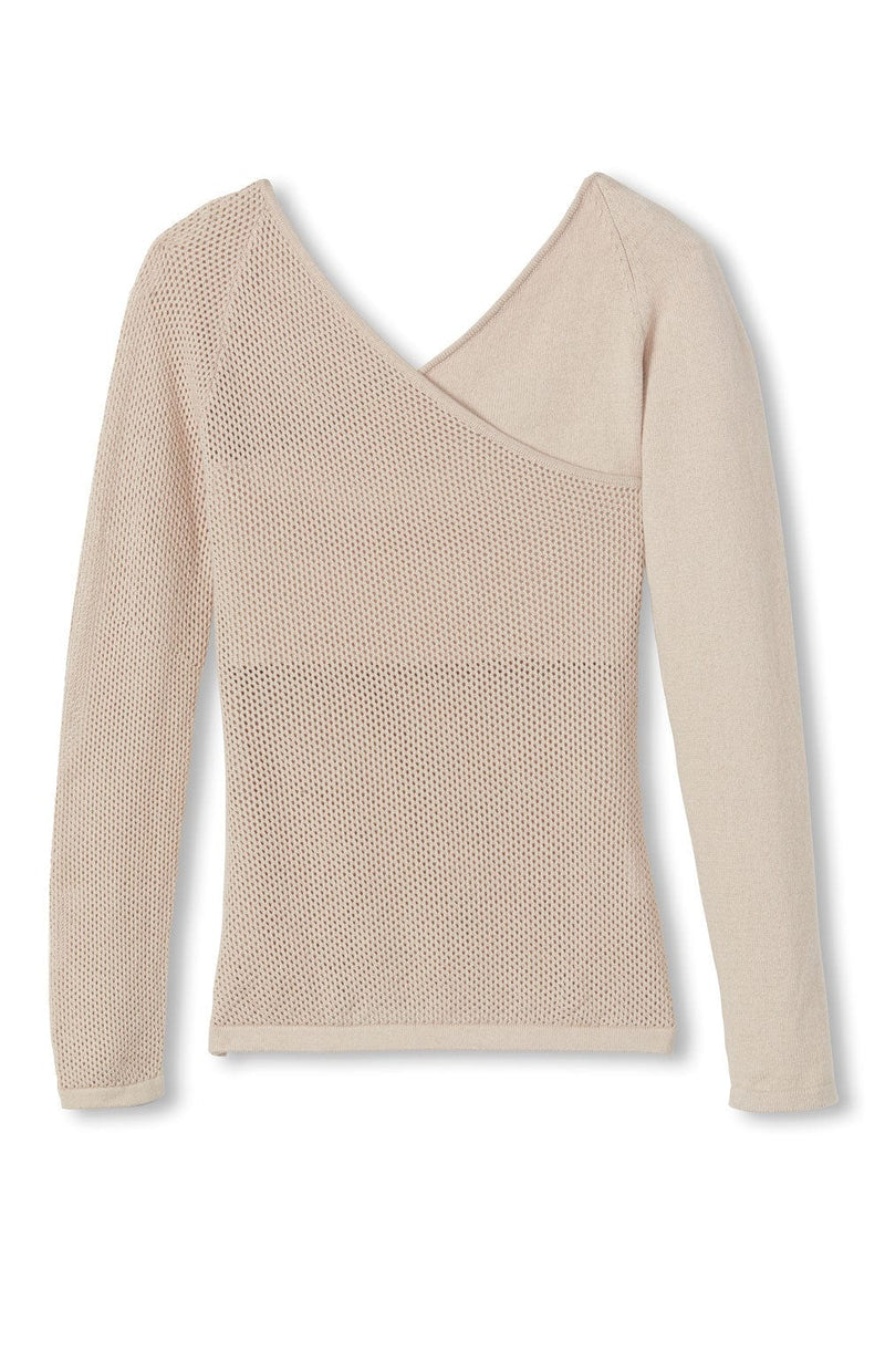 ANR Womens Sweater Colette Top | Silver Grey